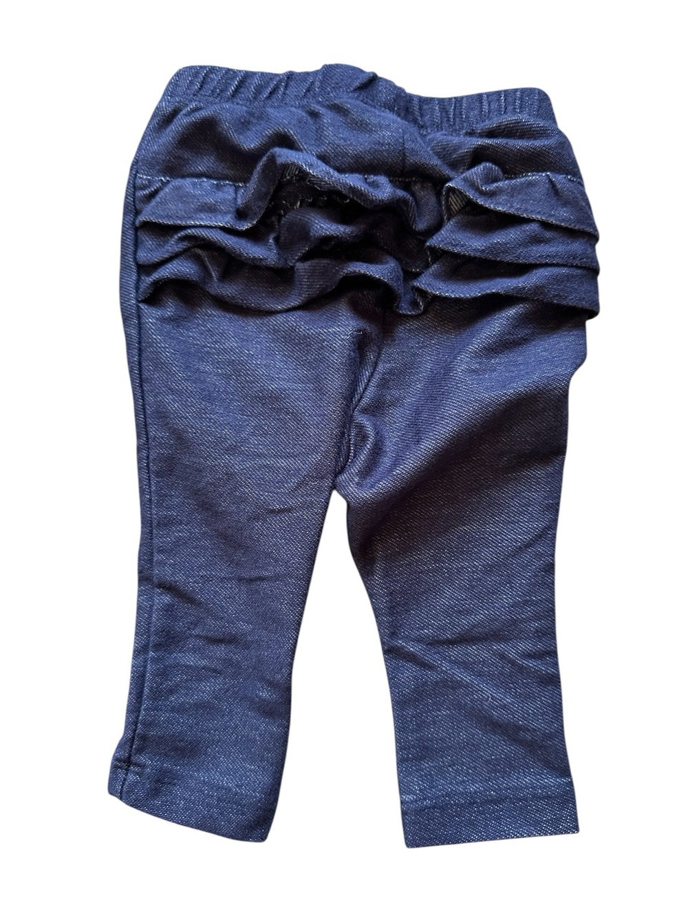 Old Navy Lot of 3 Ruffle Butt infant pants in green, blue, size black 3-6 months - Picture 3 of 13
